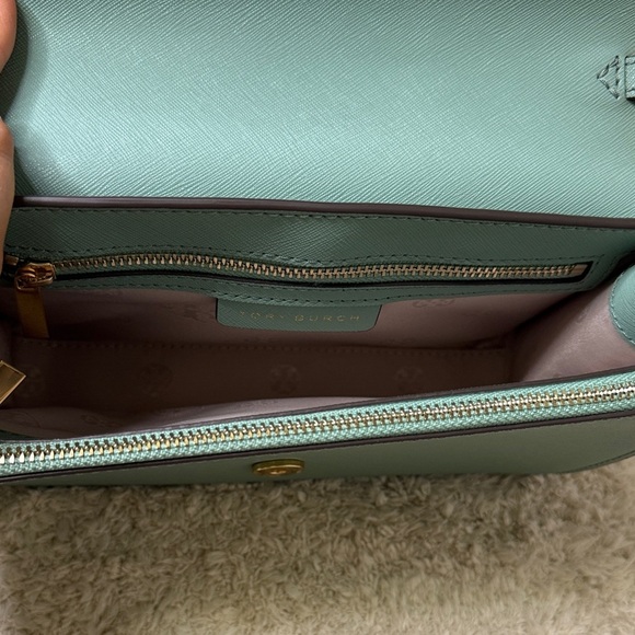 Tory Burch Jitney Green Emerson Combo Crossbody Bag - Picture 8 of 9